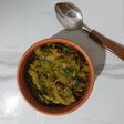 Methi, pyaz baingan sabji