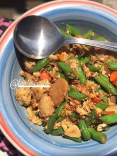 Foto resep Tumis Orak-arik buncis bakso