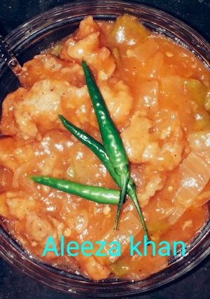 A picture of Chicken Manchurian.