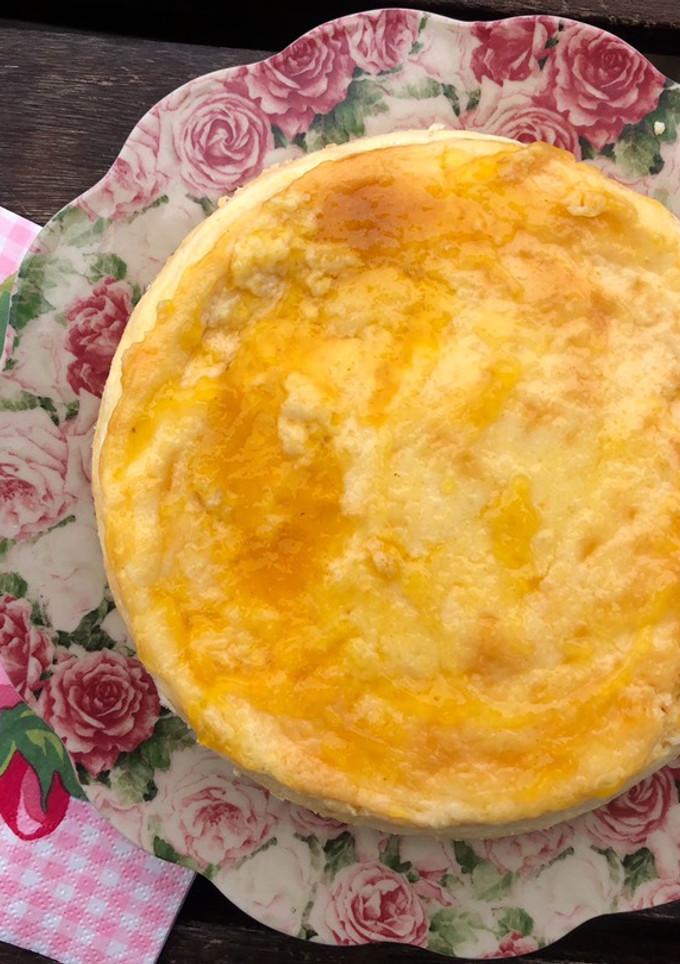 Una foto de Tarta de queso esponjosa