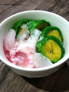 Foto resep Es Pisang Ijo