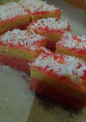 Foto resep Brownies strawbery-keju