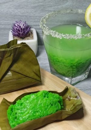 Foto resep Tape ketan hijau manis