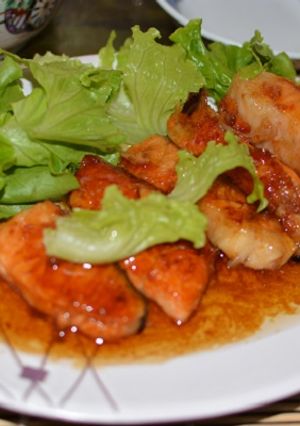 醬燒鮭魚 的食譜成品照片