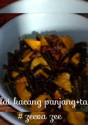 Foto resep Gulai kacang panjang + tahu