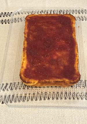 Una foto de Tarta de queso y leche condensada