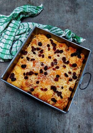 Foto resep Puding Roti Tawar Panggang