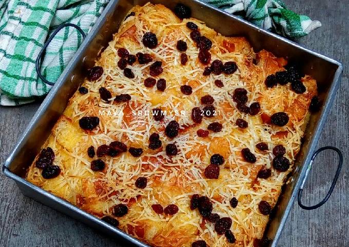 Cara Gampang Membuat Puding Roti Tawar Panggang, Enak Banget