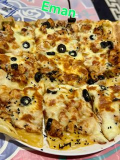 صورة لوصفة فطيرة وش بيتزا 😋🍕