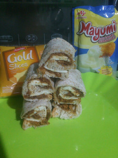 Foto resep Sandwich gandum roll abon