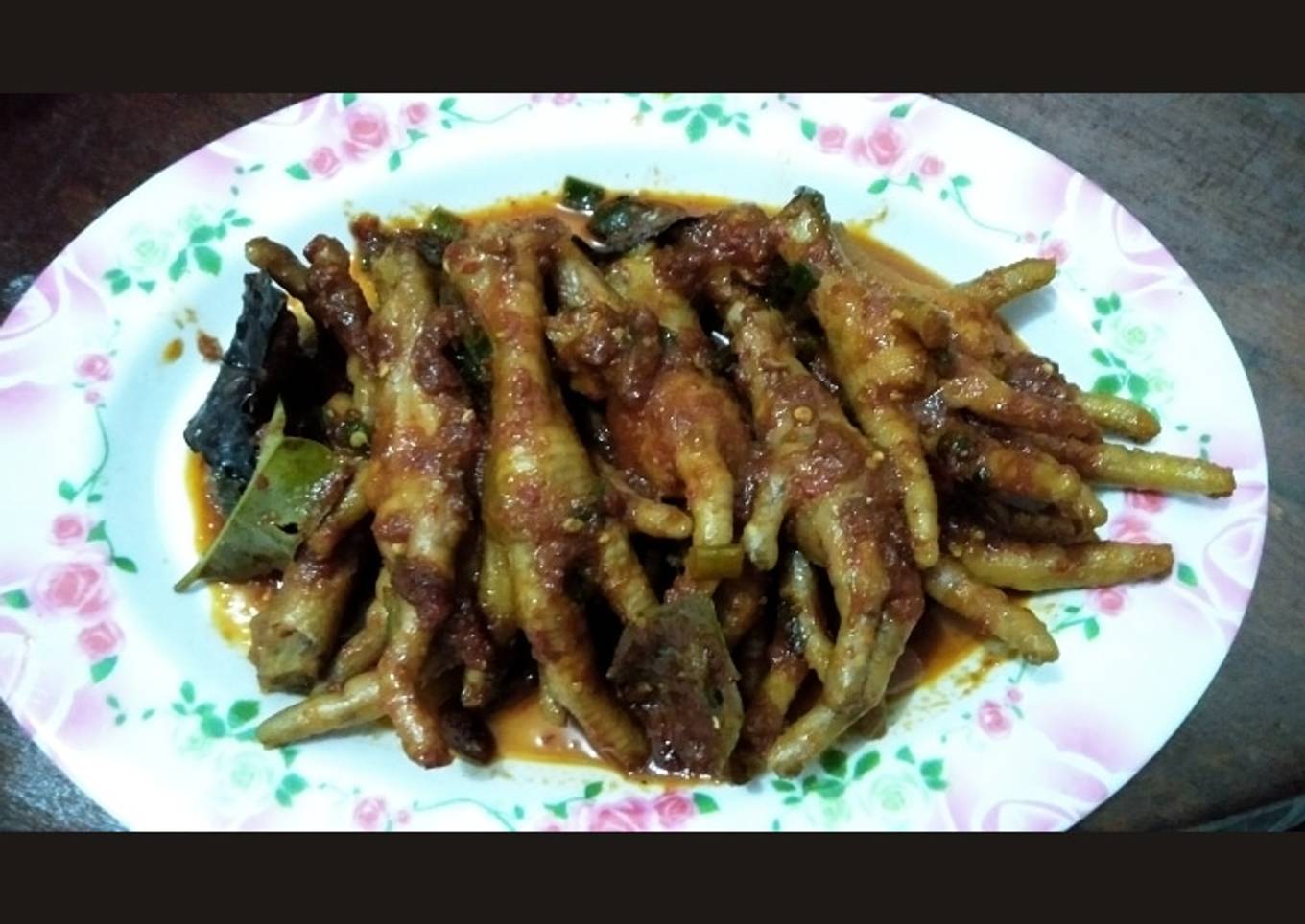 Ceker ayam pedas manis