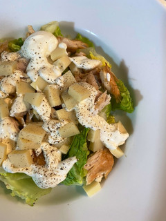 Una foto de Ensalada César fit en 15 min