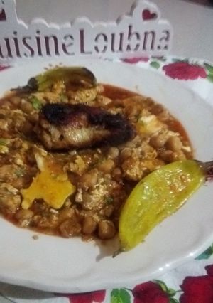 صورة لوصفة شطيطحة دجاج بمرق احمر