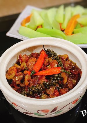 Hình của món Kho quẹt.