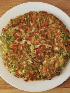 Una foto de Tortilla de porotos verdes
