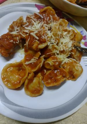 Una foto de Capeletis de pollo..!!! 😌