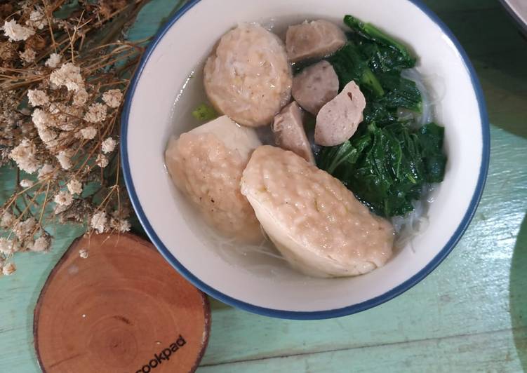 urutan Membuat Tahu Baso Salmon | Healthy Food Jadi, Lezat