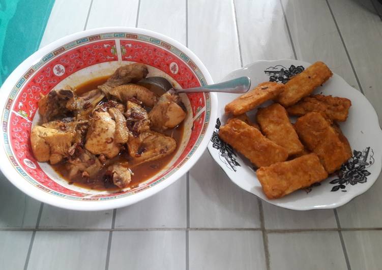 Bagaimana Membuat Gulai Ayam dan Tempe Goreng tepung Ala2 Istri baru belajar masak Anti Gagal