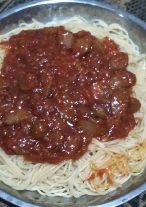 Foto resep Spagethi bolognese