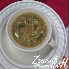 A picture of Oats and Chicken Soup.