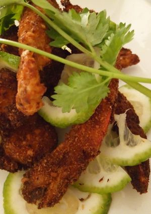 A picture of Dynamite Prawns.