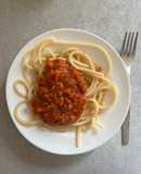 Макароны с тушенкой