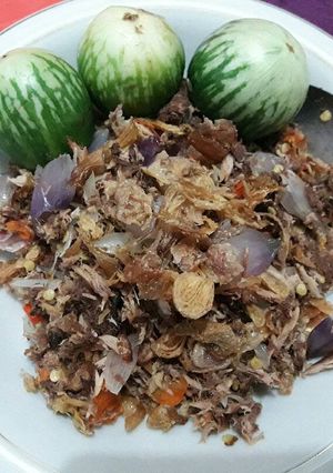 Foto resep Sambal goreng ikan tongkol