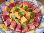 Une photo de melon jambon