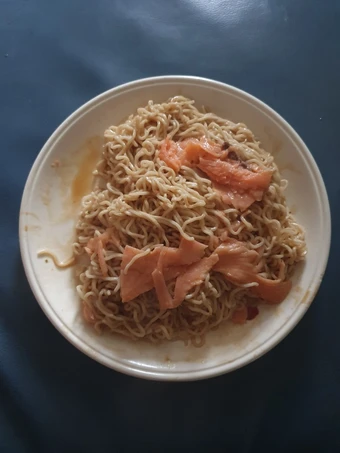 Easy Way Make Smoked Salmon Chow Mein Noodles the Delicious You can take Joss in your mouth