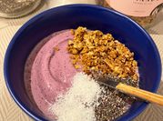 Una foto de smoothies plátano