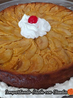 Una foto de Tarta fácil de manzana🌹