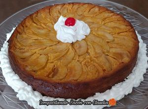 Una foto de Tarta fácil de manzana🌹