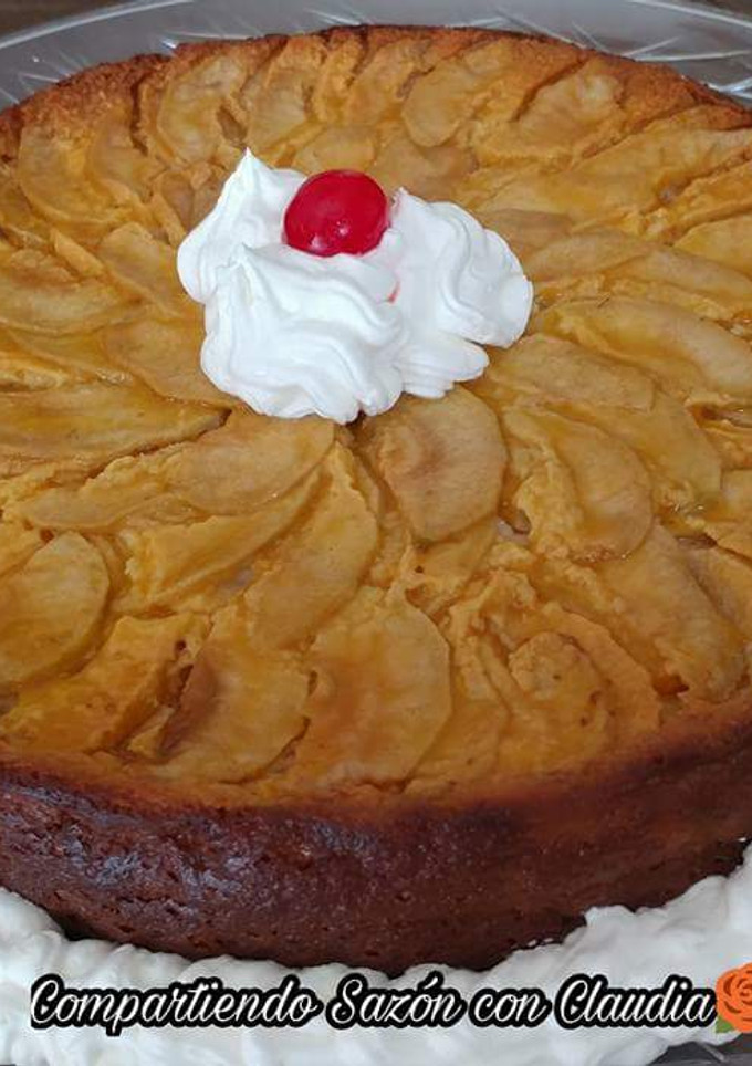 Una foto de Tarta fácil de manzana🌹