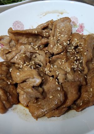 醬燒肉片(簡單料理) 的食譜成品照片