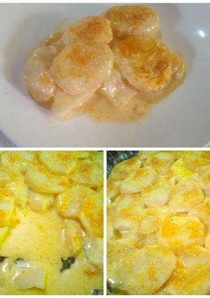 Una foto de Papas a la crema Miriam