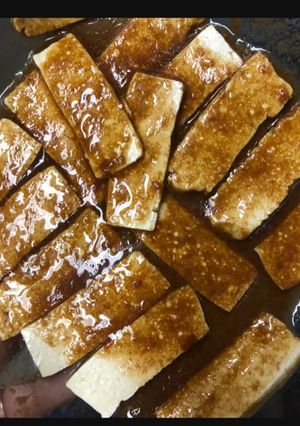 Une photo de Bacon de tofu VEGAN