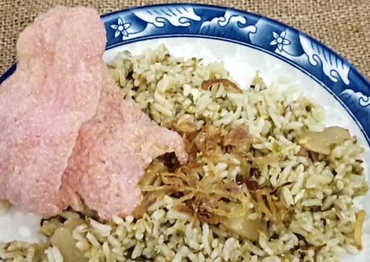 Recipe: Delicious Nasi Goreng Kikil Cabe Hijau