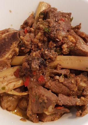 A picture of Mint Lemongrass Chilli Lamb Chop.