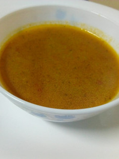 A picture of Turmeric tomato soup.