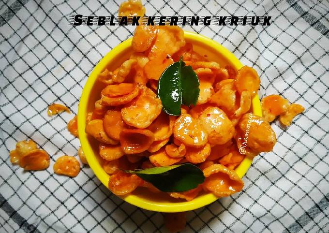 Seblak seuhah kering Kriuk