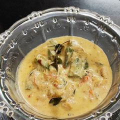 A picture of Lady's finger #Bhindi#Korma.