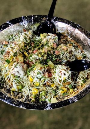 A picture of MEXICAN CHHATPURI WITH CHEESE (PURE JAIN).