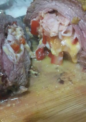 Una foto de Colita de cuadril rellena