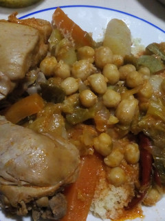 صورة لوصفة كسكس بالدجاج والخضر