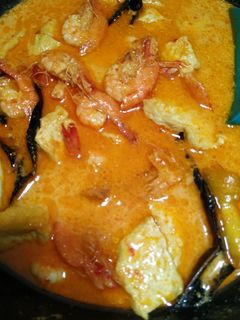 Foto resep Gulai udang + tahu