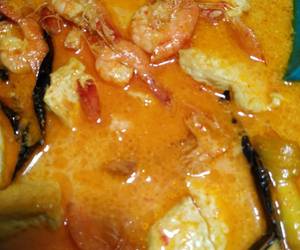 Siap Saji Gulai udang + tahu Gurih Mantul