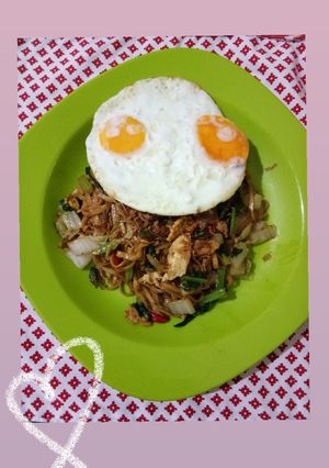 Foto resep Mie goreng pipih sederhana