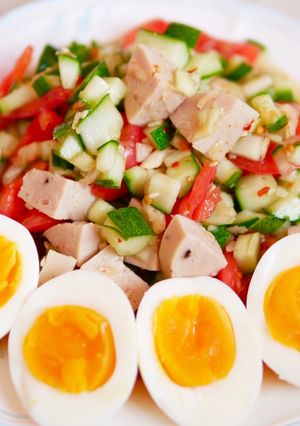 รูปของ ตำแตงหมูยอไข่ต้ม