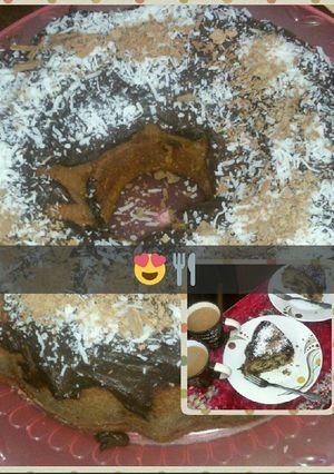 صورة لوصفة كيكة بالشوكلاته 😍