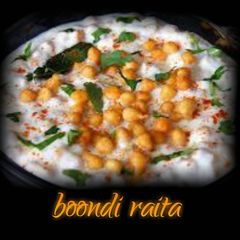 A picture of Boondi raita.